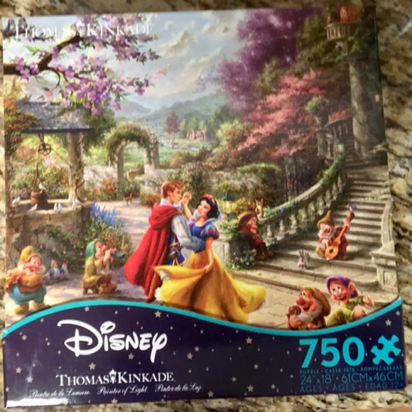 Ceaco Puzzle 750 Disney Thomas Kinkade - Picture 1 of 3